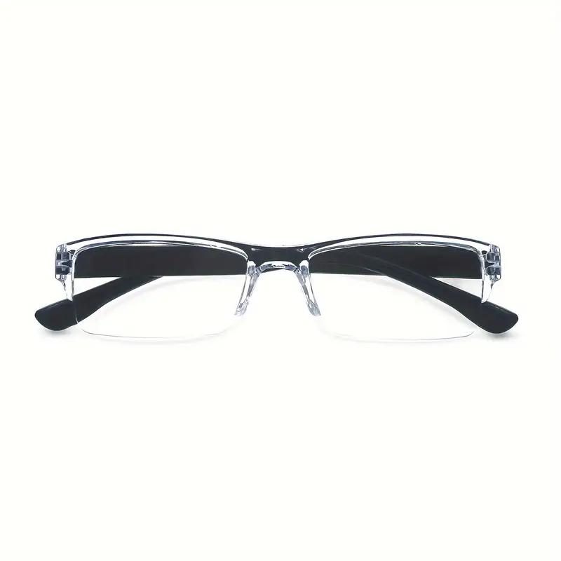 6pcs Reading Glasses Ultra-Light HD Reading Glasses for Men & Women - Stylish Square Frame Portable Design Adjustable
