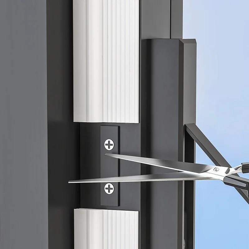 1PC 2m/78.74inch Anti-Cold Sliding Window Seal Strip Sound Insulation Self Adhesive Triple Windproof Door Under Adjustable Weath