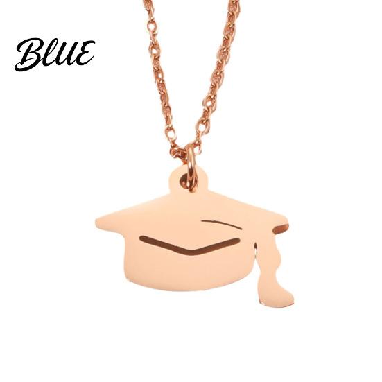 Graduate Pendant Necklace Graduation Cap Unisex Charm for Men Keepsake