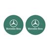 AXX2   2 Pcs Car Water Cup Mat Suede Non-Slip Coaster Accessories For Mercedes Benz AMG W204 W205 W203 W211 W212 W213 W201 W210 W124
