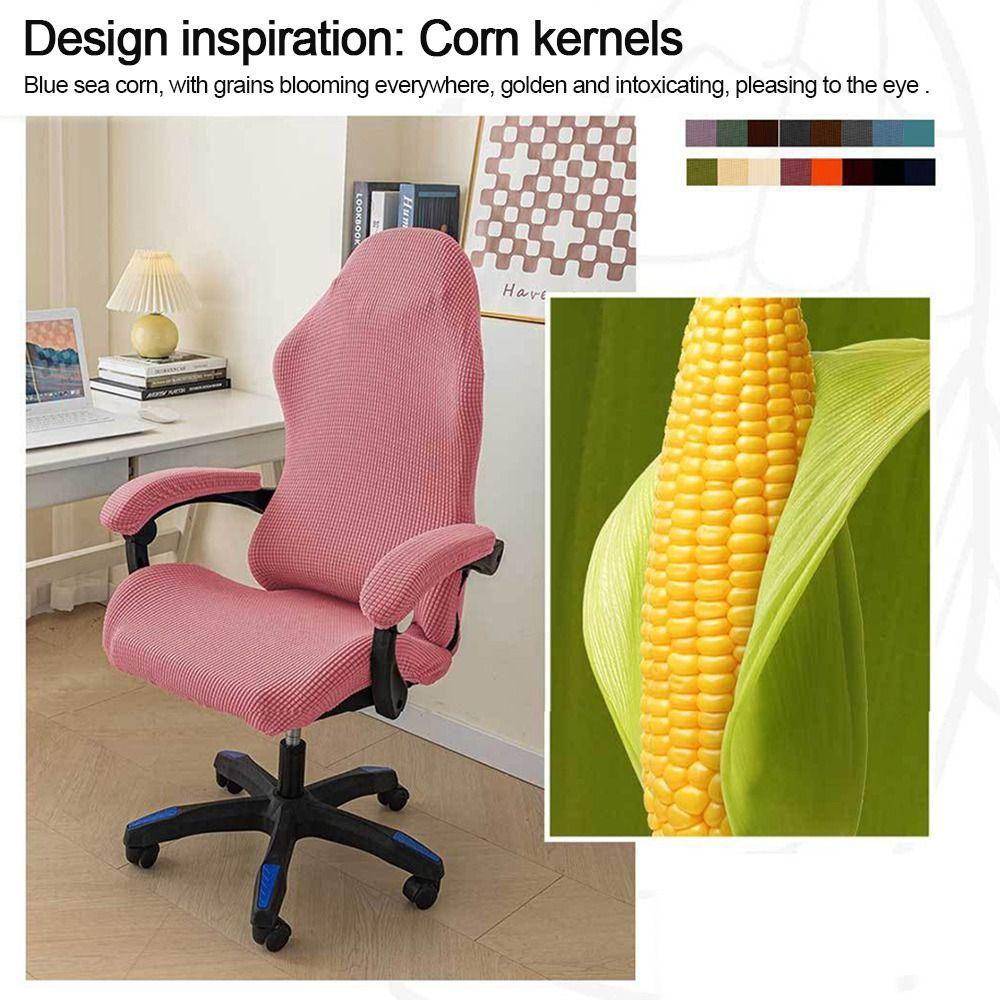 Breathable Slipcovers Stretchy Computer Chair Covers Simple Chair Cover Set  for Office Home
