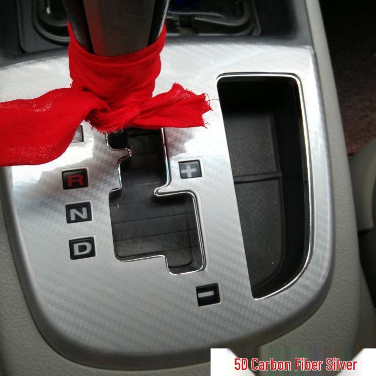 Carbon Fiber Interior Stickers for 2006-2012 Hyundai Santa Fe: Center Console & Gear Shift Decoration