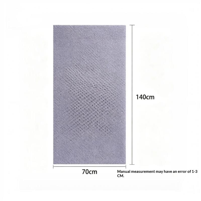 1Pcs 70X140Cm Pineapple Lattice Bath Towel Coral Fleece Ultra Lightweight Breathable Quick Dry Soft Comfortable Beach Bathroom