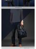 Men's Business Casual Laptop Crossbody Bag and Women's Simple Document Briefcase