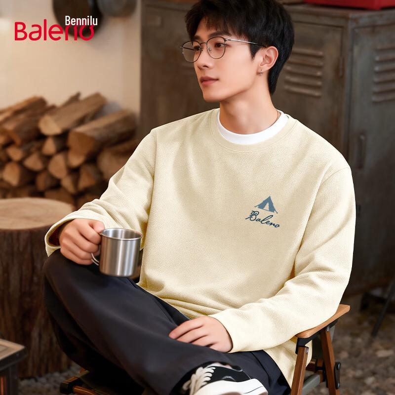 Baleno Men s Waffle Knit Long Sleeve Sweatshirt L