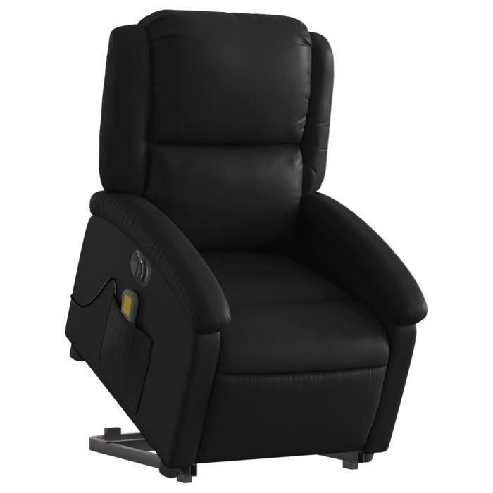 VidaXL Electric Massage Recliner, Relaxation Chair with Adjustable Backrest and Footrest, Seat of 3204247