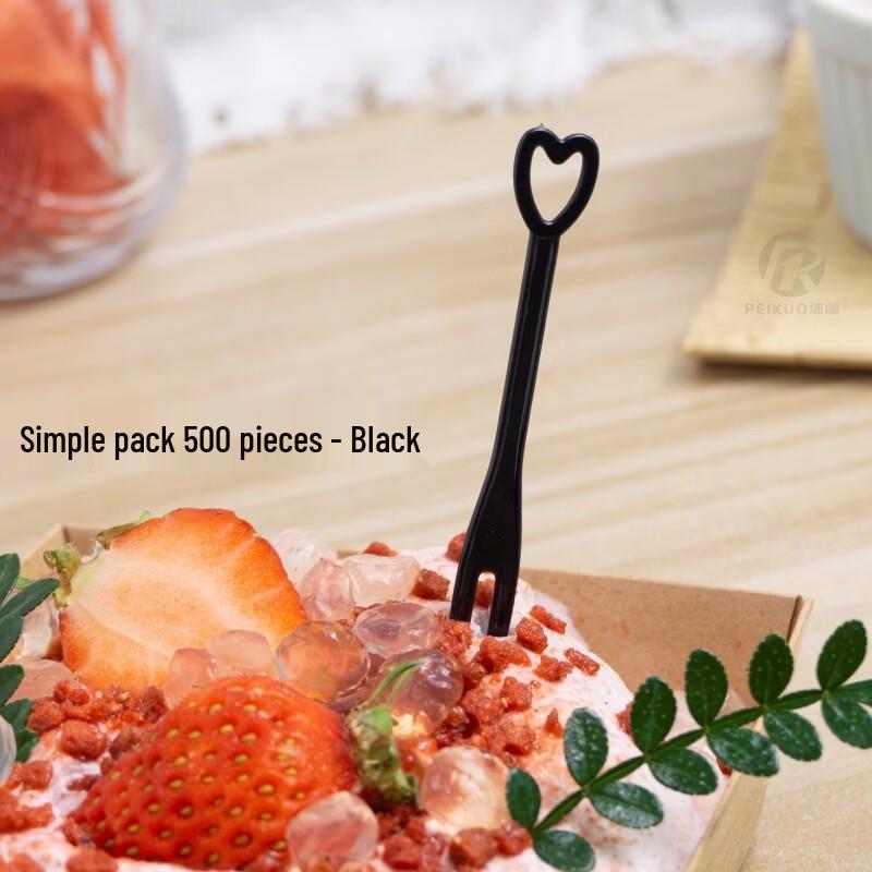 ZISIZ Individually Wrapped Disposable Fruit Forks