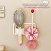 Multi-purpose Wall Mounted Headband Hook Self Adhesive Punch-Free Hair Dryer Storage Rack Space Saving Wall Hanging Hook