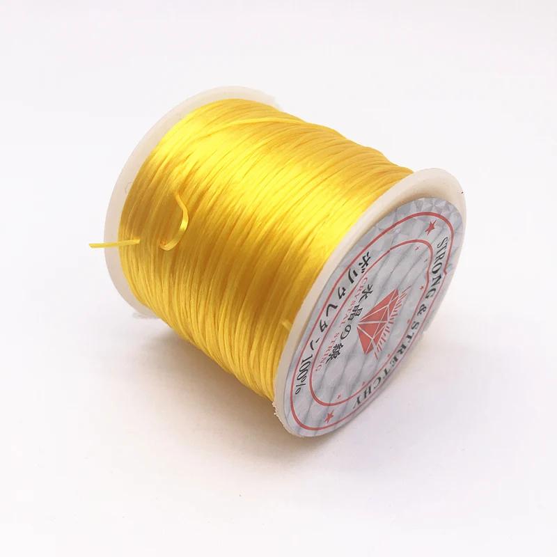 50M/Roll Colorful Flexible Elastic Crystal Line Rope Cord For Jewelry Making Beading Bracelet Wire Fishing Thread Rope