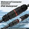 IP68 Waterproof Joint Wire Quick Connection Connector 2/3pin Wire Connectors LED Lamp Wiring Outdoor Rainproof Terminal