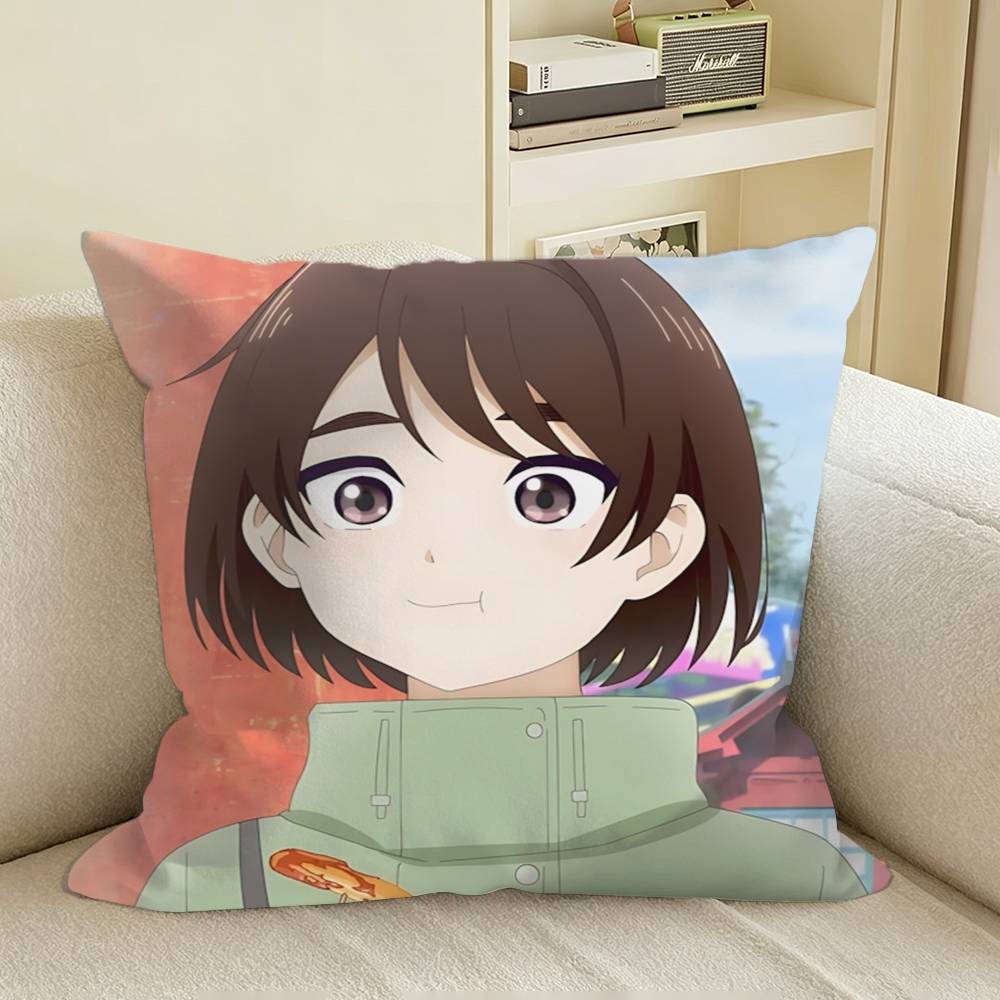 Manga Hananoi-kun to Koi no Yamai Square Sofa Pillow Cover Solid Color Living Room Home Decor Cushion Case