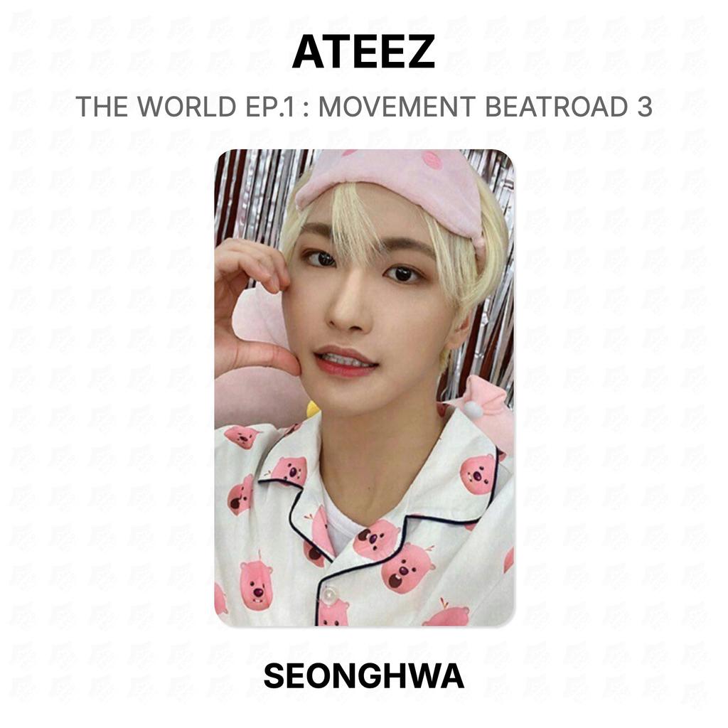 ATEEZ THE WORLD EP.1 : MOVEMENT BEATROAD 3 Official Photocard