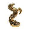 Brass Zodiac Copper Ornament Standing Wealth Money Bag Treasure Bowl Horse Office Living Room Home Decor
