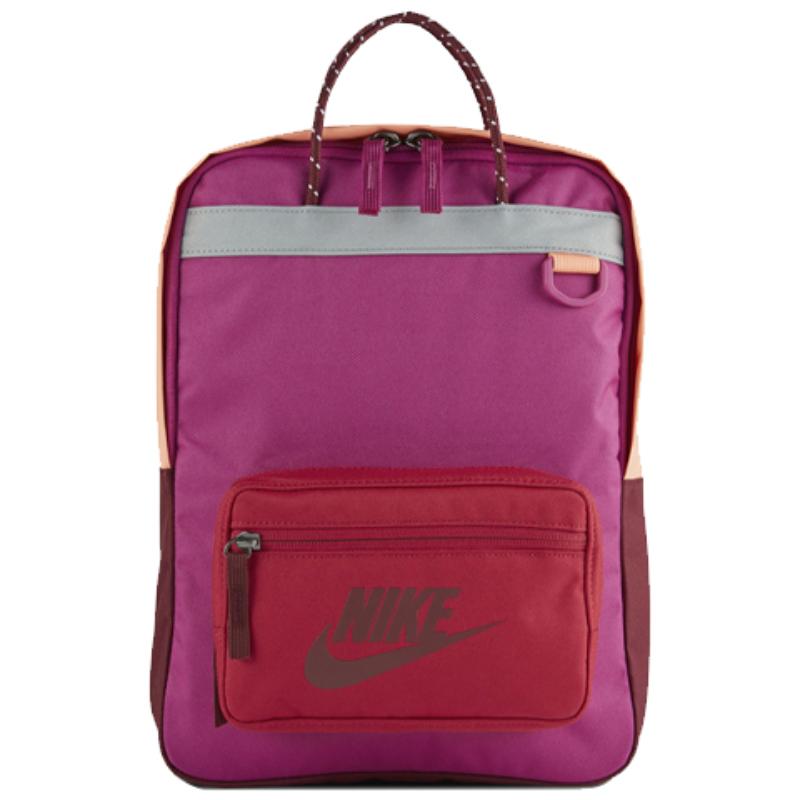 Nike Tanjun Polyester Backpack Regular Women's Purple And Red Casual