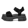Sandale Ashton cu talpă joasă, negre, pentru femei, 1136764-BLK