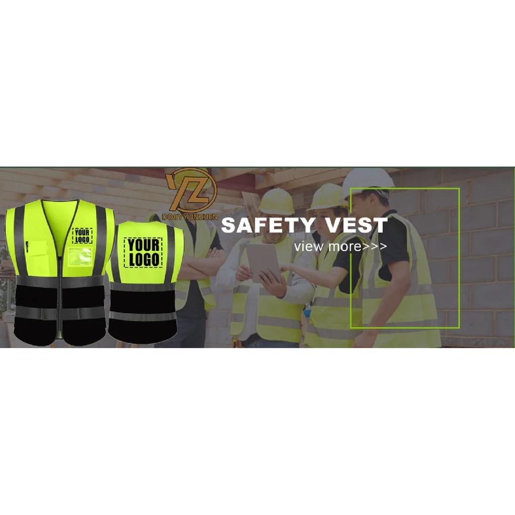 Custom Your Text Logo High Visibility Security Reflective Vest Personalized Construction Traffic Outdoor Safety Cycling Wear