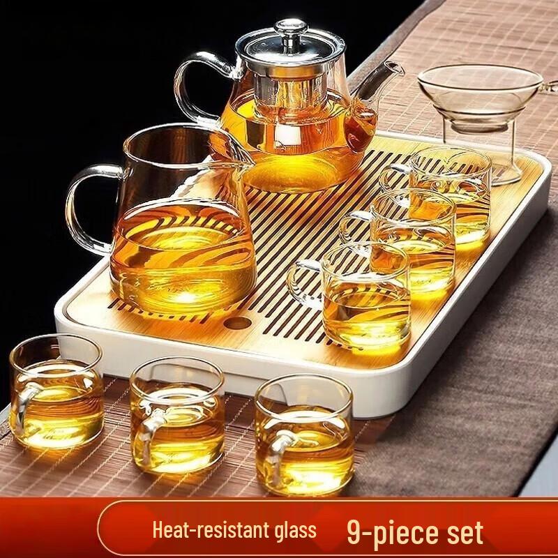 

Gonghe Jingpin Glass Kung Fu Tea Set