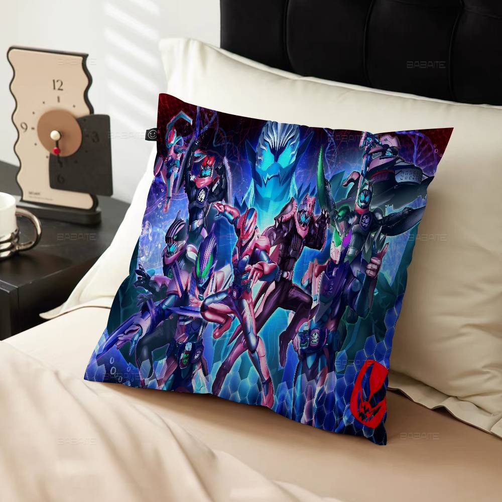 Kamen Rider Series Pillow Cover For Bedroom Room And Living Room Sofa Decorative Cushion Cover