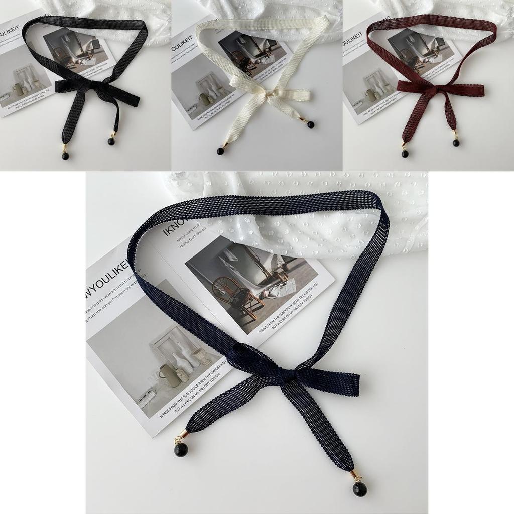 Soft Versatile Fabric Waist Belt For Women With Stunning Pearl And Lace Decorations