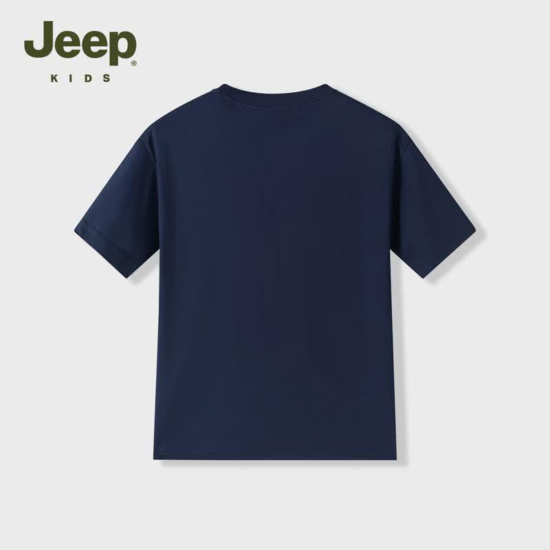 JEEP Boys' Cooling Short-Sleeve Summer T-Shirt