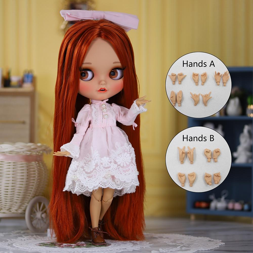 ICY Blyth Puppe 1/6 Puppe BJD Gelenkkörper Tan Haut Mattes Gesicht 30cm Spielzeug Geschenk Anime Girl SD