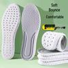 Military Soft Sole PU Summer Insoles - Comfortable, Breathable, Sweat-Absorbing, Odor-Resistant with Unique Stepping-On-Air Feel