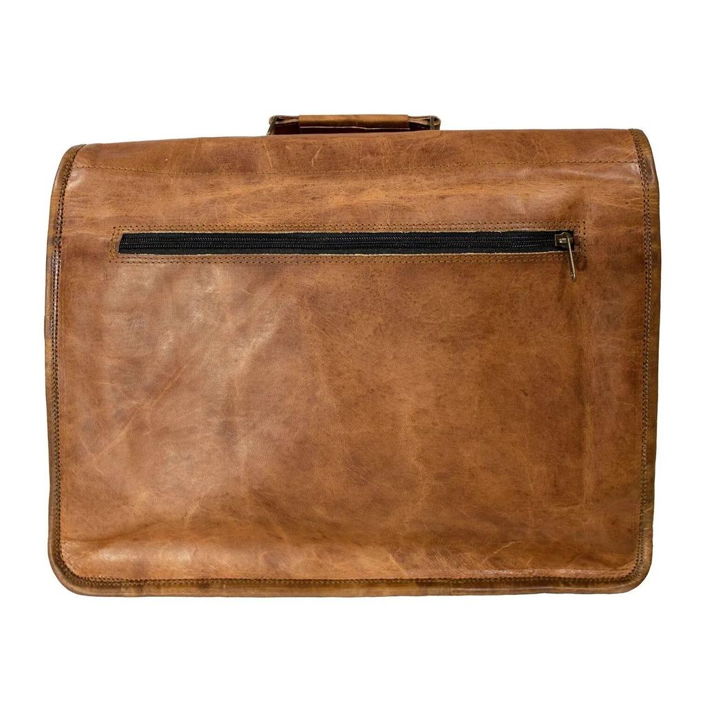 Bag Leather Messenger Shoulder Men Satchel Laptop School Briefcase  Large Bag
