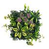 DIY Artificial Plant Wall Panel Sunflower Artificial Fern Grass  Background Wall Decoration