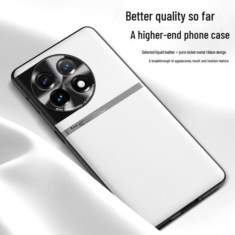 OnePlus 11 Liquid Leather Phone Case: Anti-Fall, Anti-Fouling Protective Cover, Single Piece Shipping