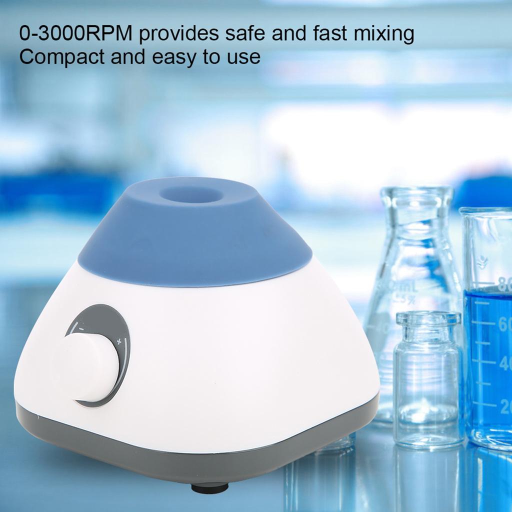 VM 300S 0 3000RPM Knob Speeds Regulation Mini Vibration Mixer Laboratory Mixing MachineEU Plug 100 240V