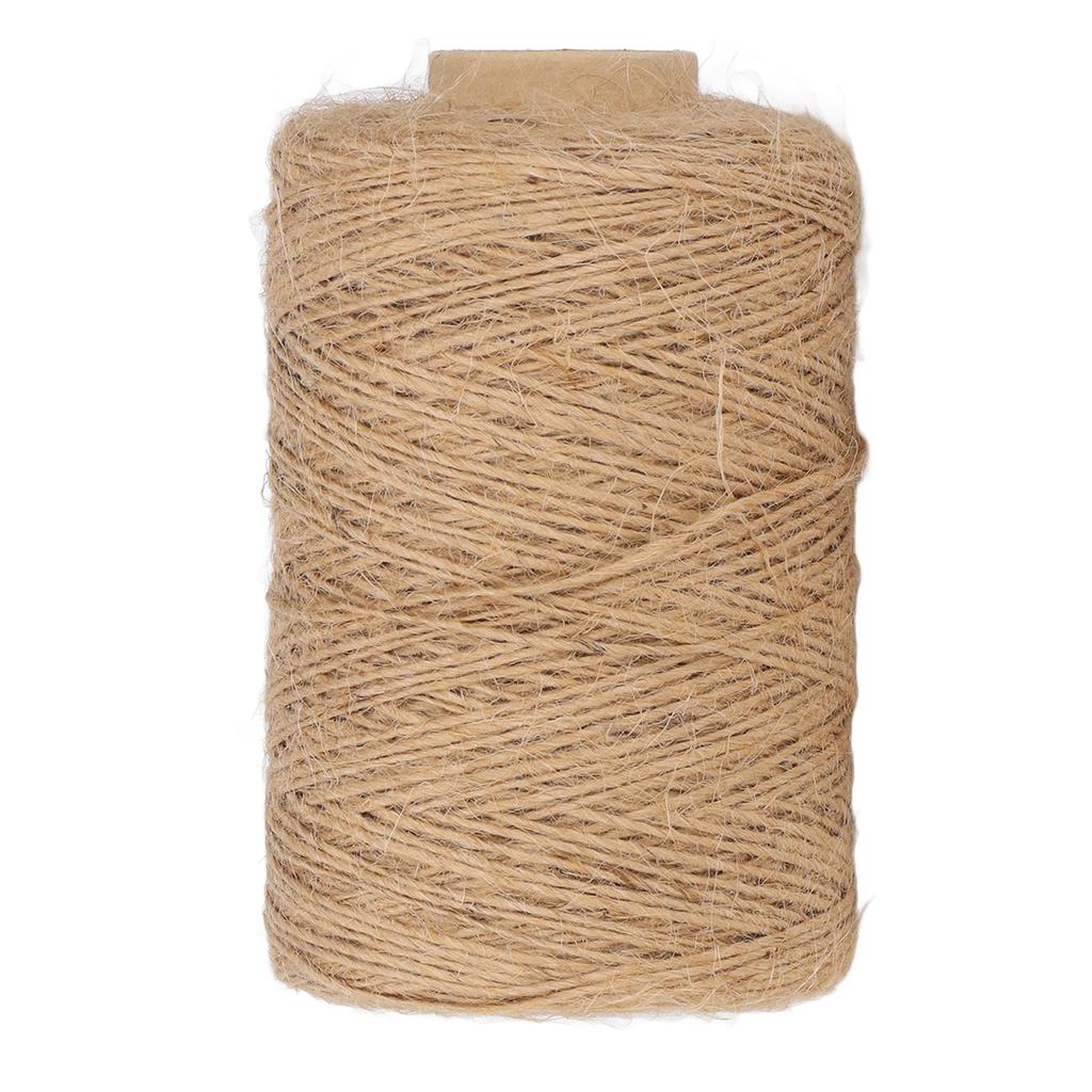 Jute Twine 300M Length 1mm Diameter 1 Strand Jute String Rope DIY Handcraft Accessory Home Decoration