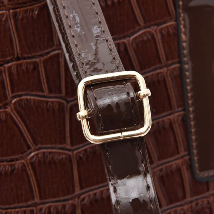 Damen Mode Handtasche mit Alligator-Muster Schultertasche Umhängetasche