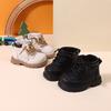 Autumn Baby Shoes Leather Boys Ankle Boots Soft Sole Zip Side  Toddler Kids Girls Boots 15-25