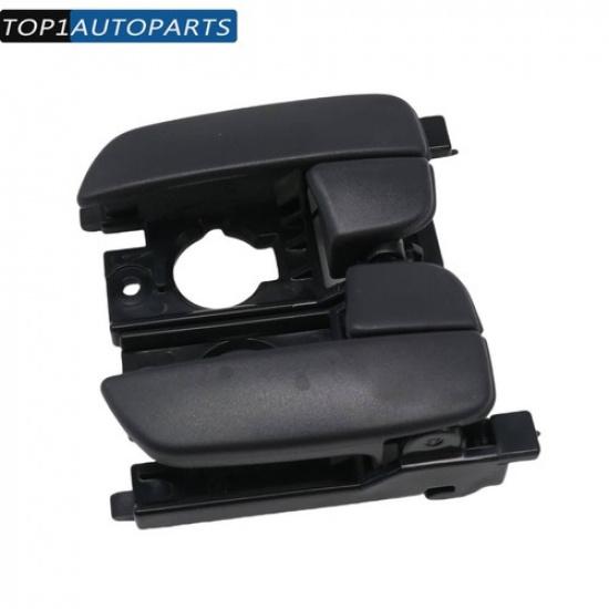 2X Innerdörrhandtag Bak Vänster & Höger Svart För 2006-2011 Hyundai Accent