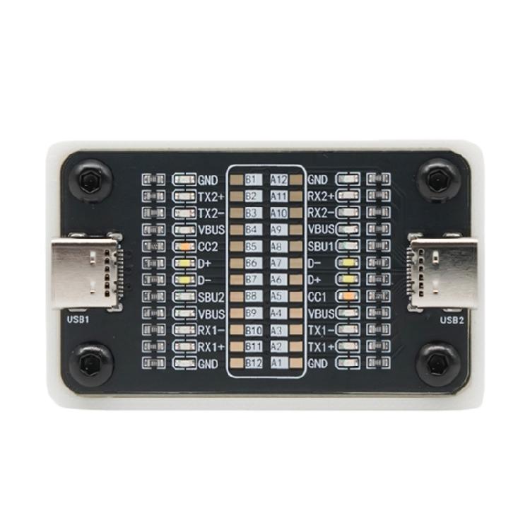 

Power Z Double Port Type C Charging Cable Testing Board For Phones And Electronic Devices чорний
