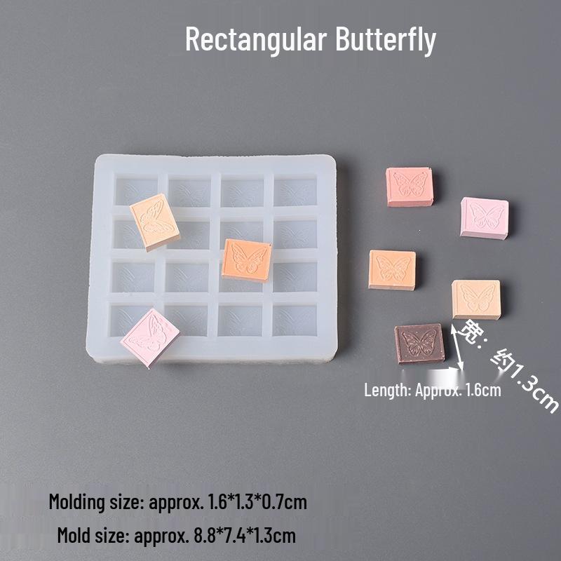 Butterfly Wax Seal Beads Silicone Mold for DIY Baking and Decoration