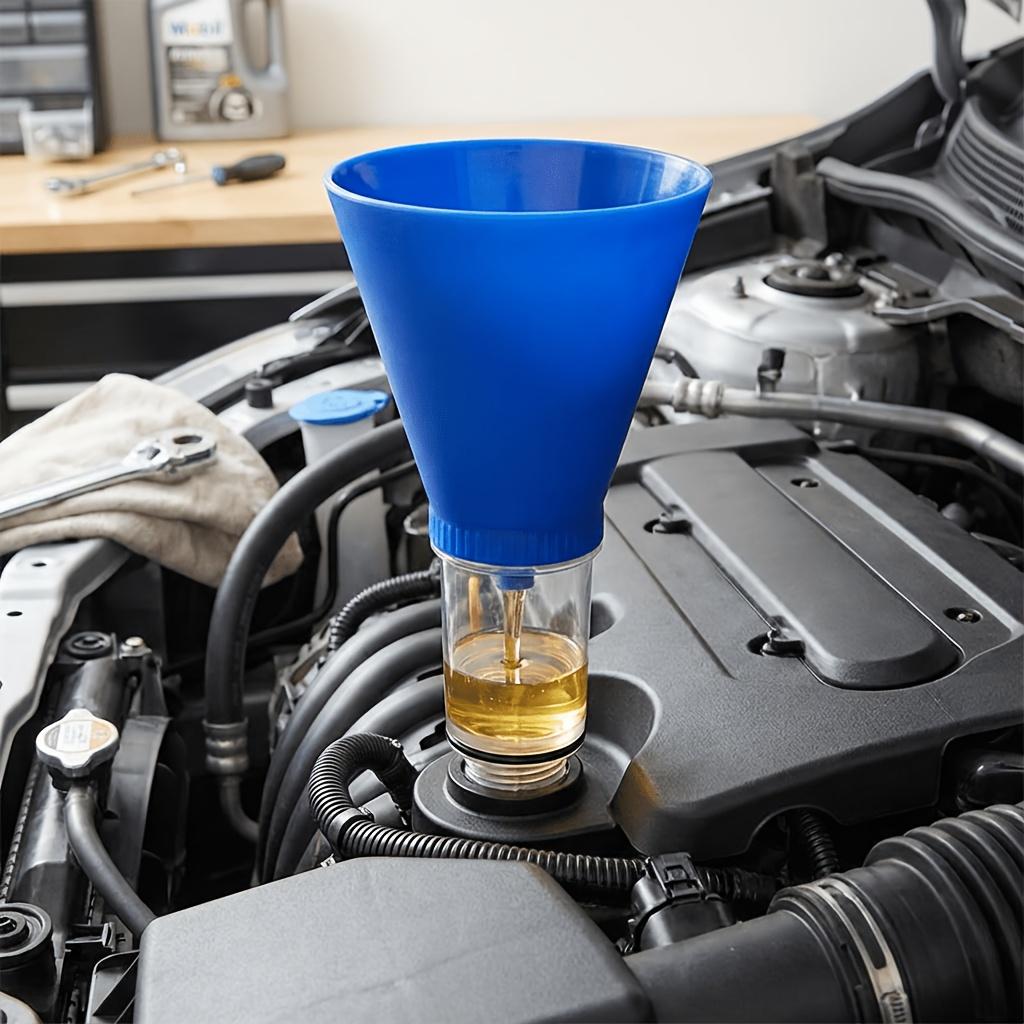 Engine Oil Funnel/Anti-Spill/Hands-Free Operation/Car Engine Oil Filler with Thread/Suitable for TOYOTA for KIA for HYUNDAI