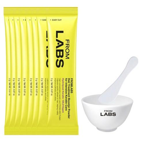 FromLabs Protein Adsorption Modeling Pack Hair Treatment Booster Powder Set (2g x 8 Packs) + Mixing Bowl + Spatula Modeling Pack Hair Treatment Booster Powder Set