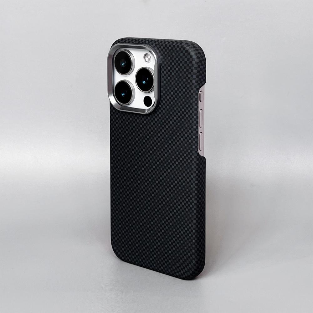 Luxury Carbon Fiber Texture For Magsafe Case For iPhone 16 Pro Max 15 14 13 Magnetic Wireless Charging Shockproof Hard Cover