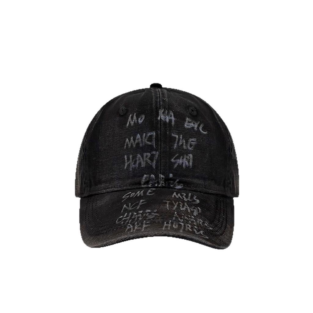 Fashion Hat Spring and Summer New Washed Denim Alphabet Baseball Cap Children's American Trend Brand Hand Painted Versatile Cap Men