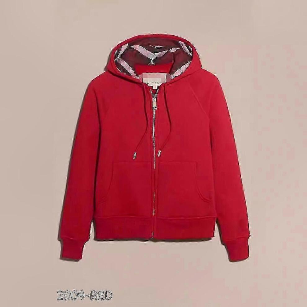 (Srebrnoszary,S)Najwyższej jakości unisex bluza z kapturem w brytyjskim stylu, zapinana na zamek błyskawiczny, z designem swetra, dla mężczyzn i kobiet
