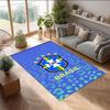 Brazil national football team Printed Flannel Area Rug Non Slip Soft Polyester Floor Carpet Indoor Decor Mat for Bedroom Living Room Sofa