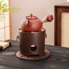 Teaset Teapot warmer charcoal stove Kung Fu tea stove Charcoal firing alcohol stove Clay oven Vintage Outdoor Charcoal burner