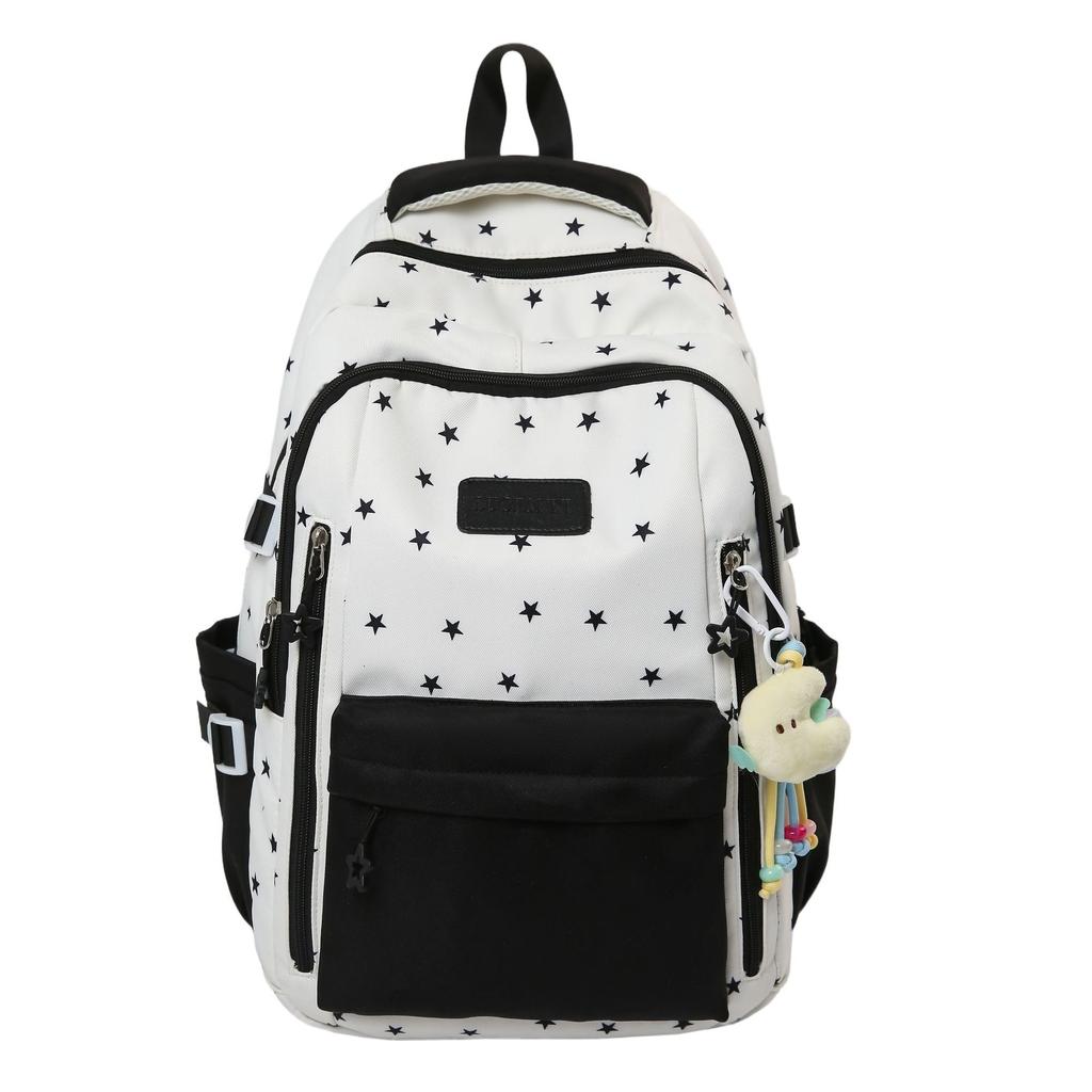 Schultasche1011 neue Schultasche Damen hochwertig Ins College-Stil Milchblau Mittelschülerinnen breiter Schultergurt Rucksack
