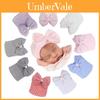 Adorable Newborn Baby Hat With Large Bow Stylish Knit Design For Spring And Autumn Seasons