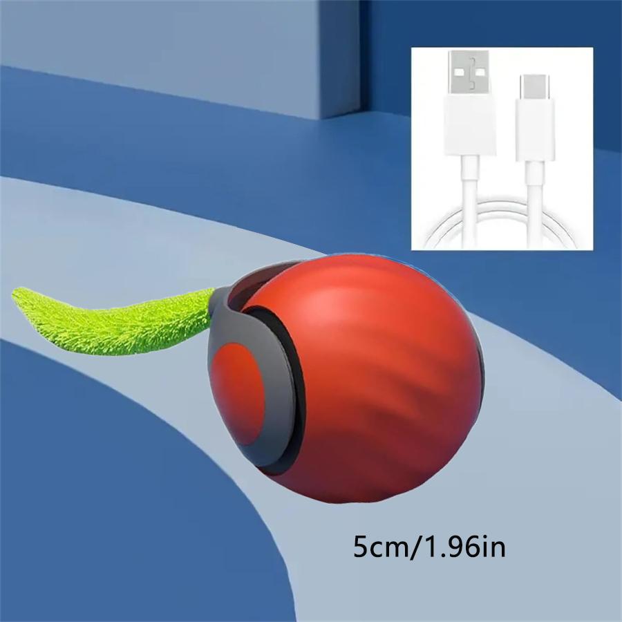 Smart Cat Toys Ball Automatic Interactive Pets Electric Rolling Teaser USB Rechargeable Kitty Moving Bouncing Ball Birthday Gift