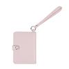 Portable PU Leather Passport Holder Hanging Rope Letter Certificate Storage Bag Card Case Airplane Check-in Storage Card Bag