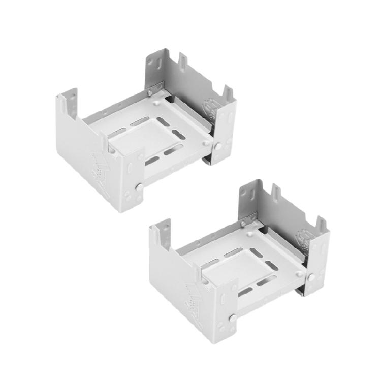 2Pcs Folding Portable Pocket Stove Burners Light weight Picnic Alcohols Stove Small Backpacking Stove Camping Accessories 1