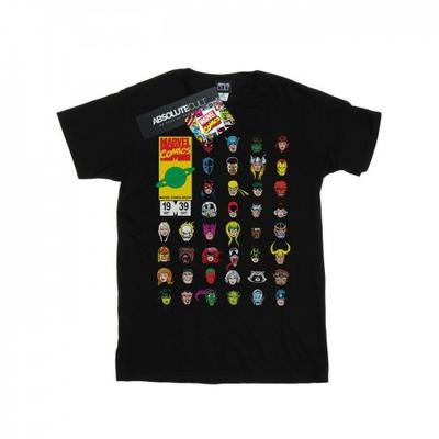 Mens Marvel Comics Heads Cover T-Shirt