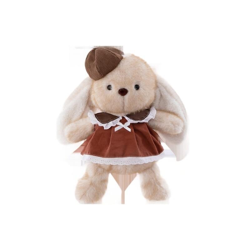 

Soft Childrens Rabbit Plush Toy With Dress And Hat Decoration For Birthday Gift